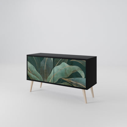ROYAL GREEN Mueble de TV Compacto de 2 puertas