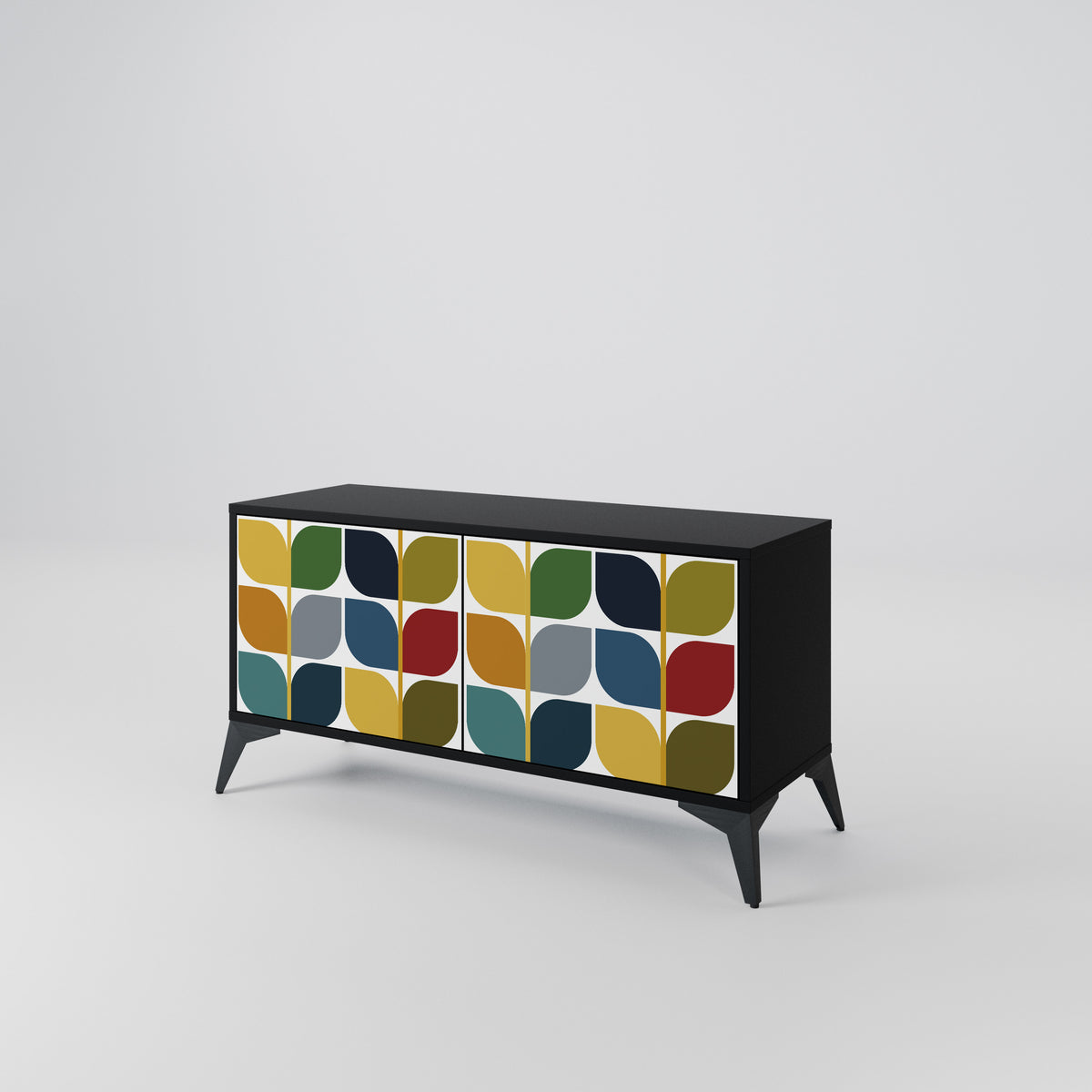 WEIGHTLESS HOURS Mueble de TV Compacto de 2 puertas