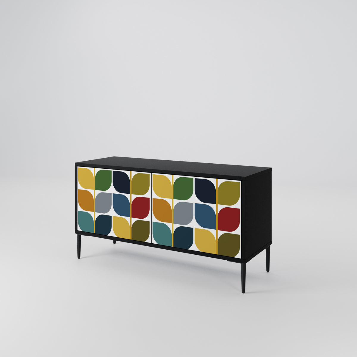 WEIGHTLESS HOURS Mueble de TV Compacto de 2 puertas