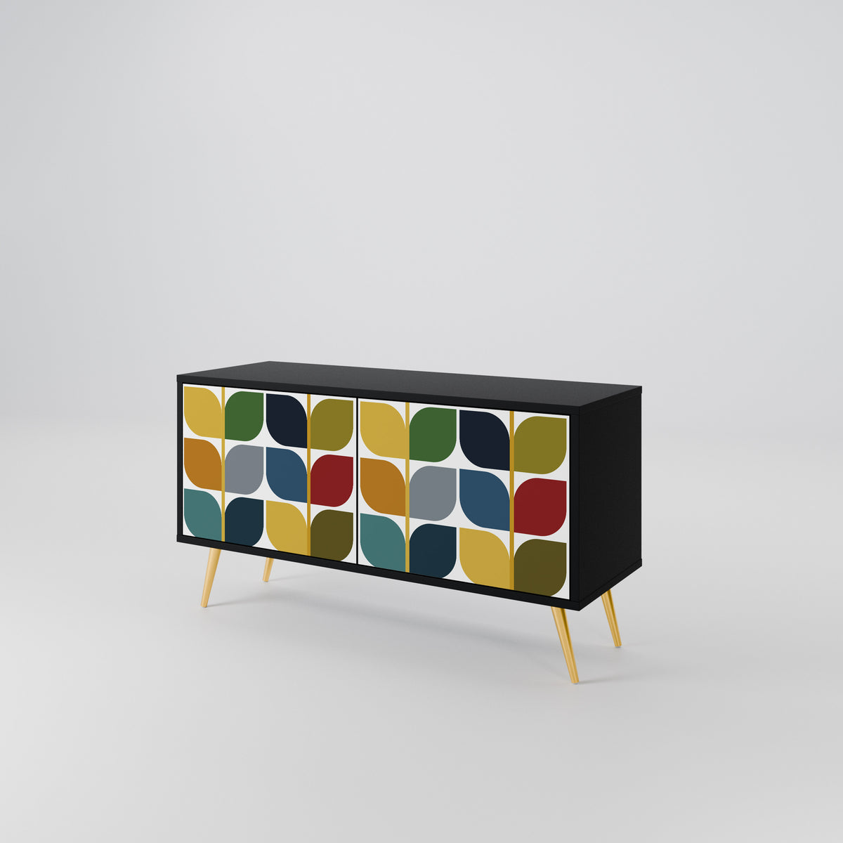 WEIGHTLESS HOURS Mueble de TV Compacto de 2 puertas