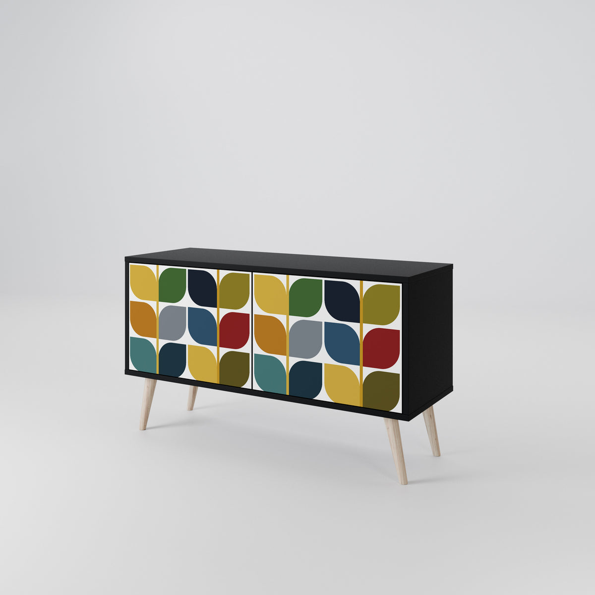 WEIGHTLESS HOURS Mueble de TV Compacto de 2 puertas