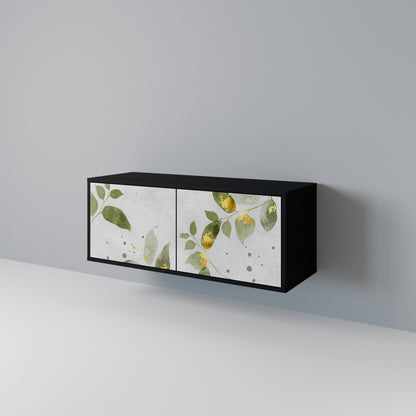 ELEGANT BOTANICS Mueble de TV Compacto de 2 puertas