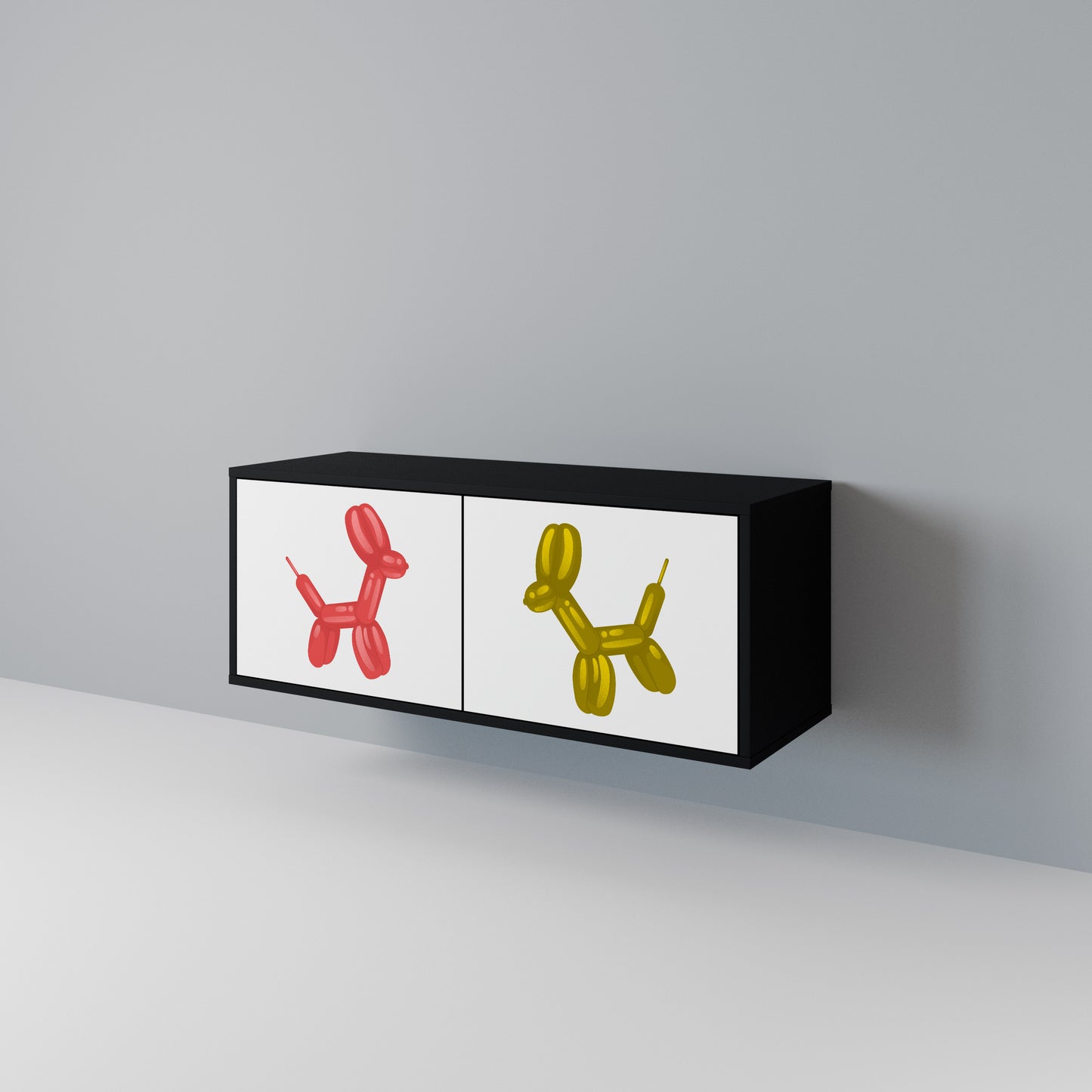 CHILDHOOD MEMORY Mueble de TV Compacto de 2 puertas