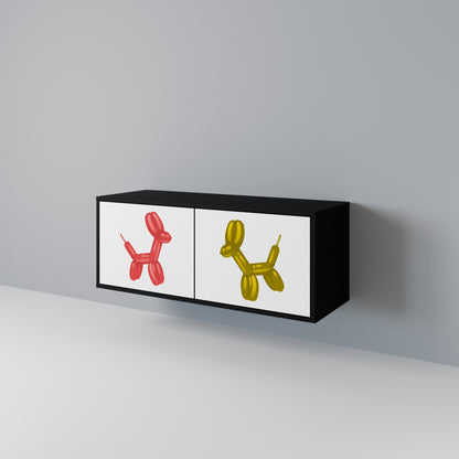 CHILDHOOD MEMORY Mueble de TV Compacto de 2 puertas