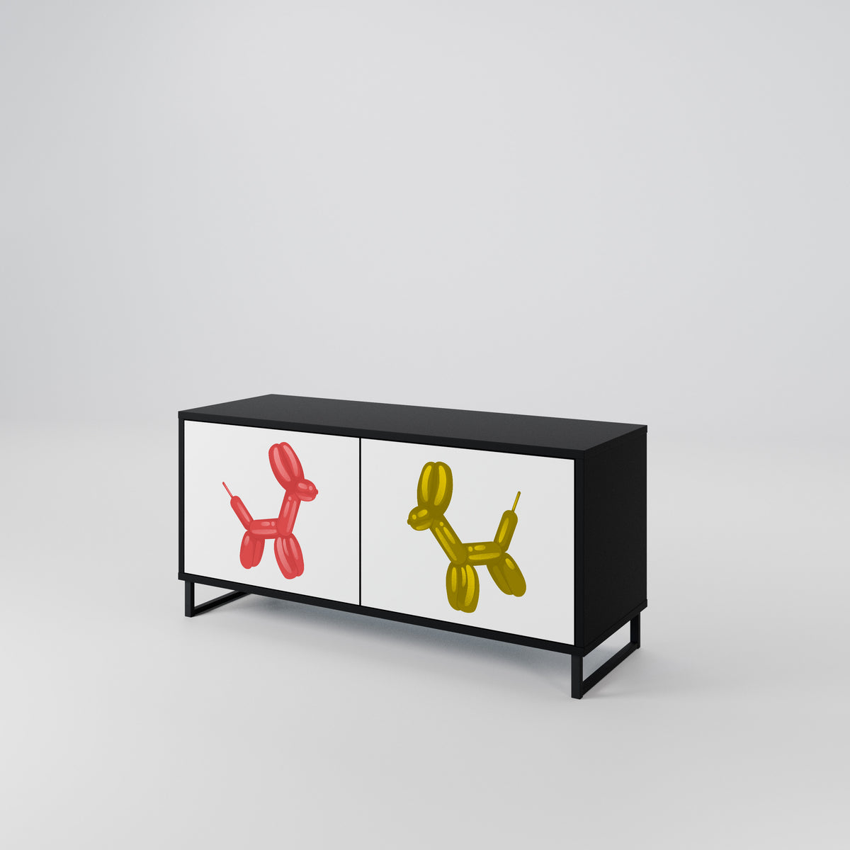 CHILDHOOD MEMORY Mueble de TV Compacto de 2 puertas