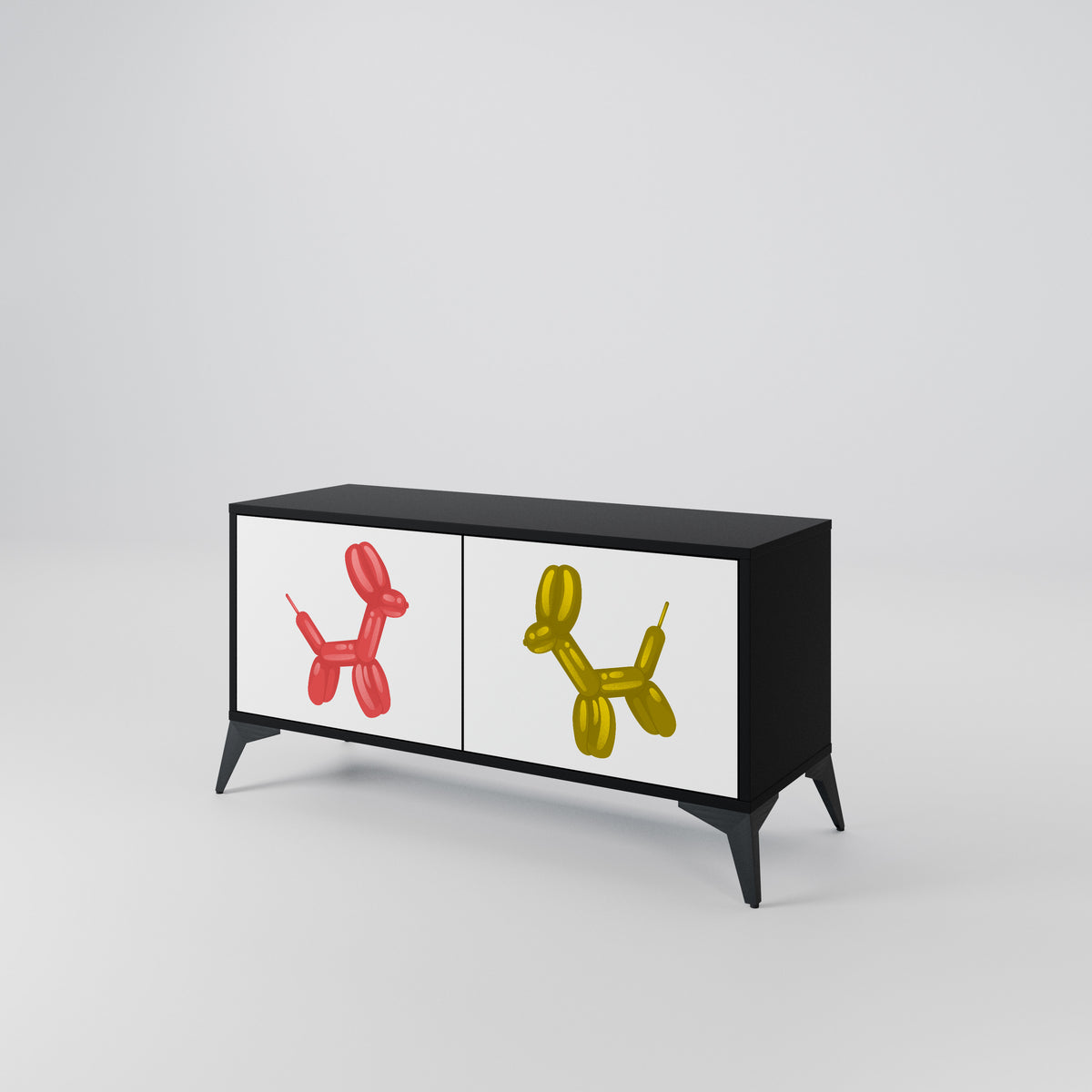 CHILDHOOD MEMORY Mueble de TV Compacto de 2 puertas