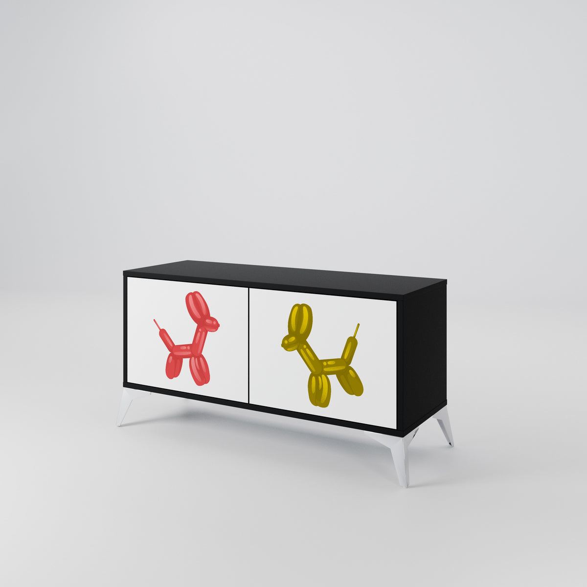 CHILDHOOD MEMORY Mueble de TV Compacto de 2 puertas