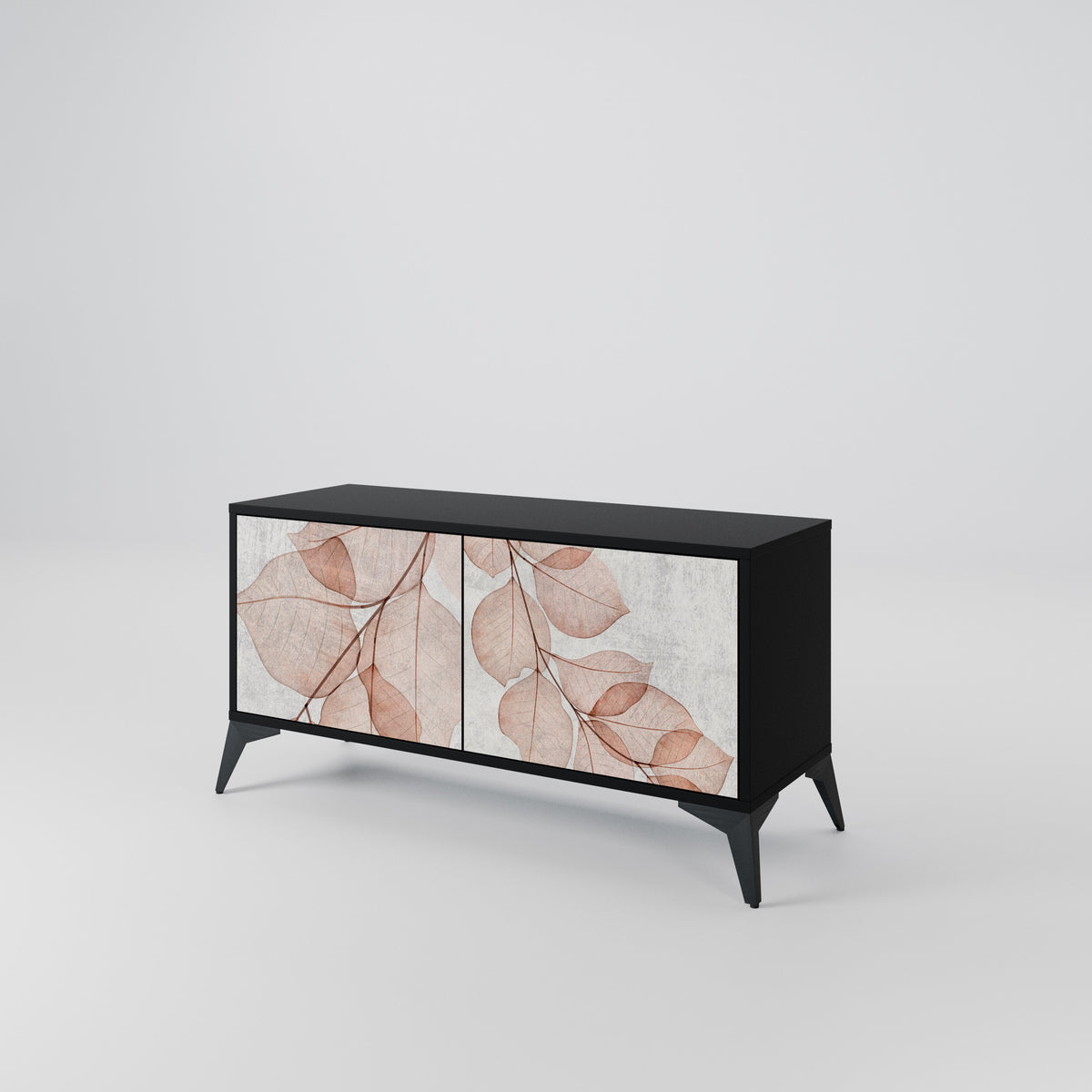 AUTUMN FRAGILITY Mueble de TV Compacto de 2 puertas