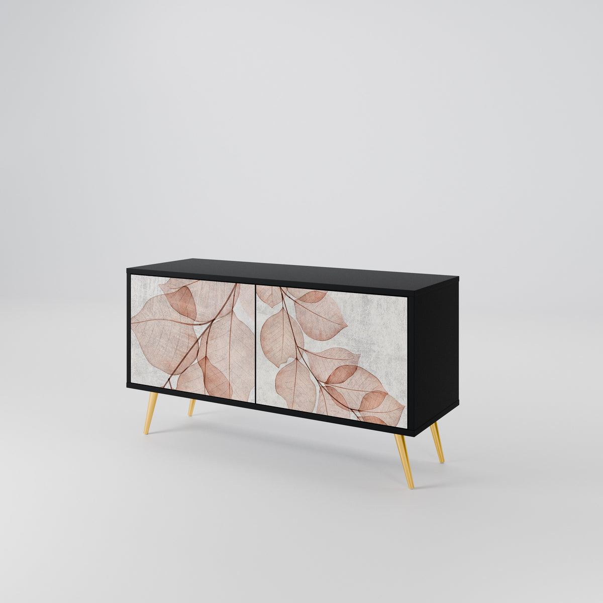 AUTUMN FRAGILITY Mueble de TV Compacto de 2 puertas