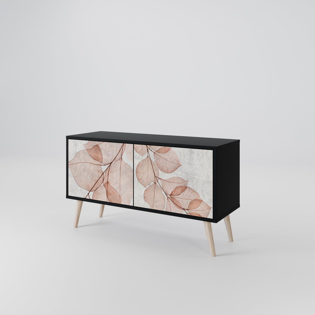 AUTUMN FRAGILITY Mueble de TV Compacto de 2 puertas