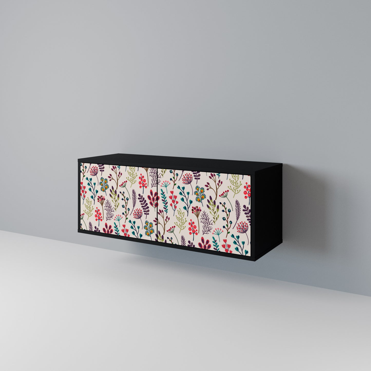 AUTUMN SUNDRIES Mueble de TV Compacto de 2 puertas