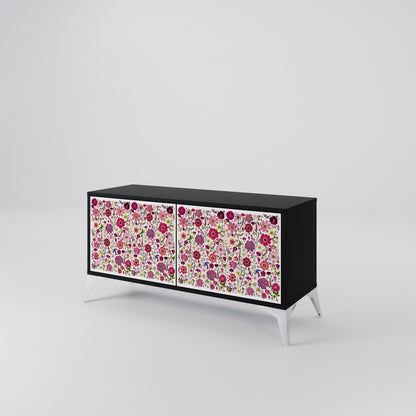 PETAL GARDEN Mueble de TV Compacto de 2 puertas