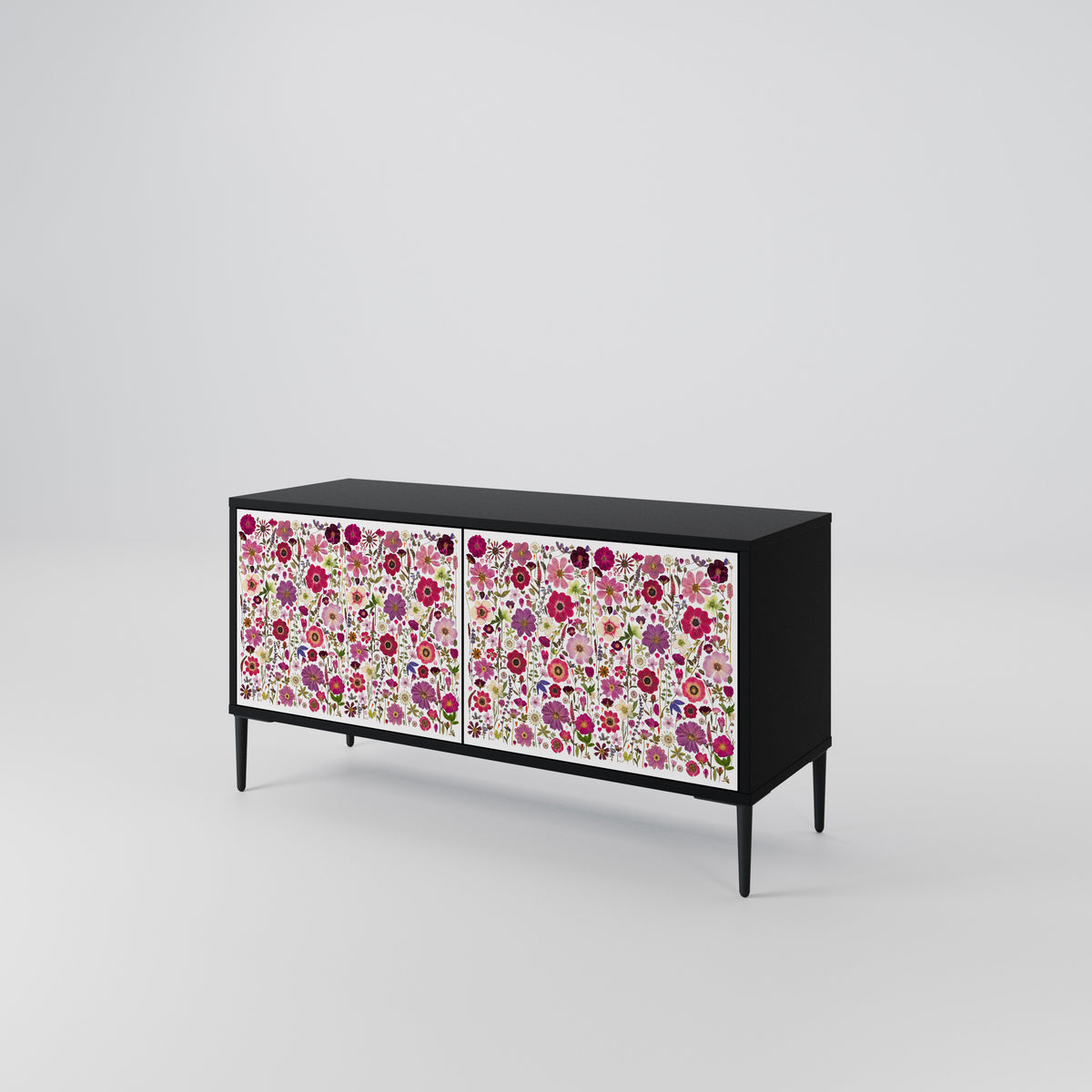 PETAL GARDEN Mueble de TV Compacto de 2 puertas