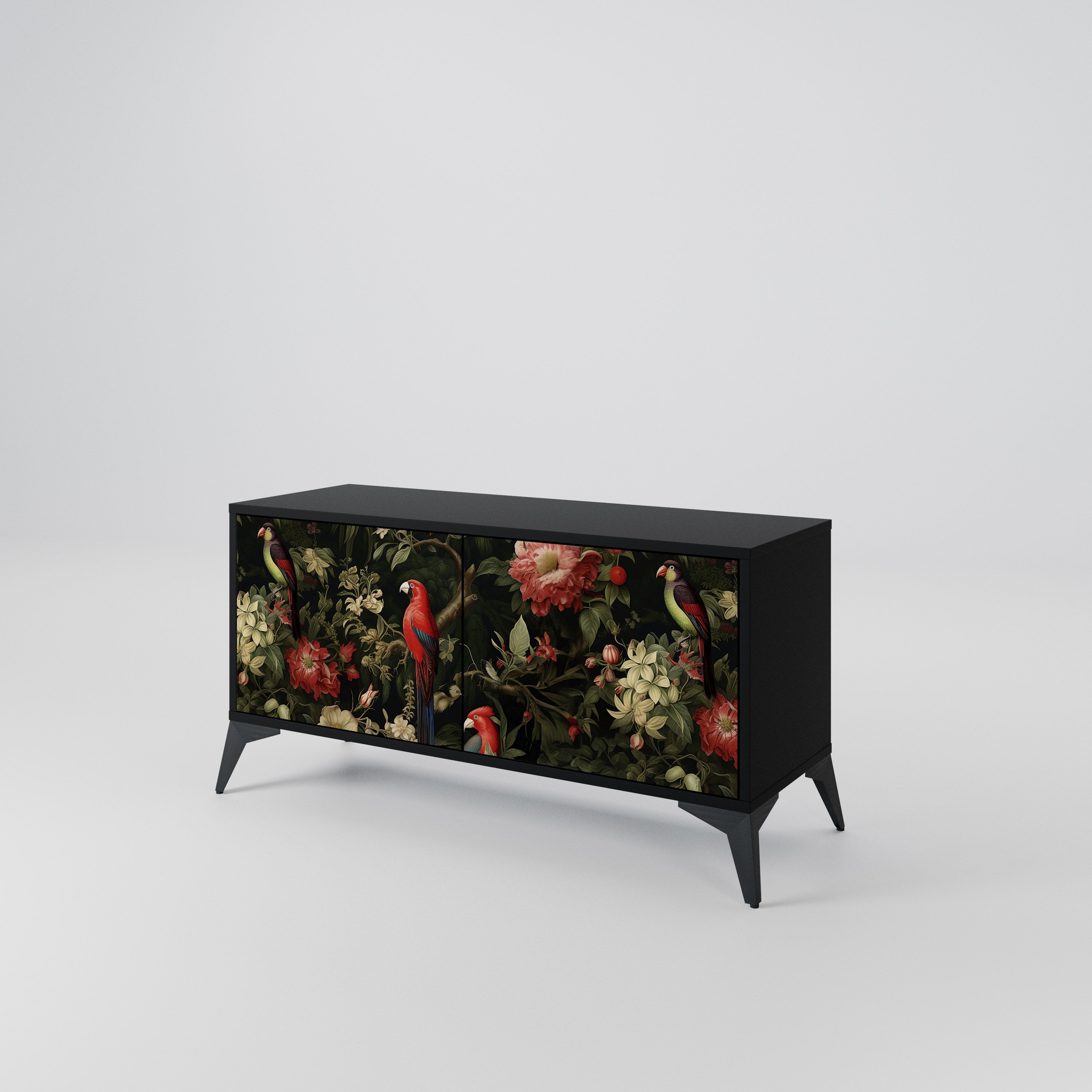 FLORAL FANTASIA Compact 2-Door TV Cabinet