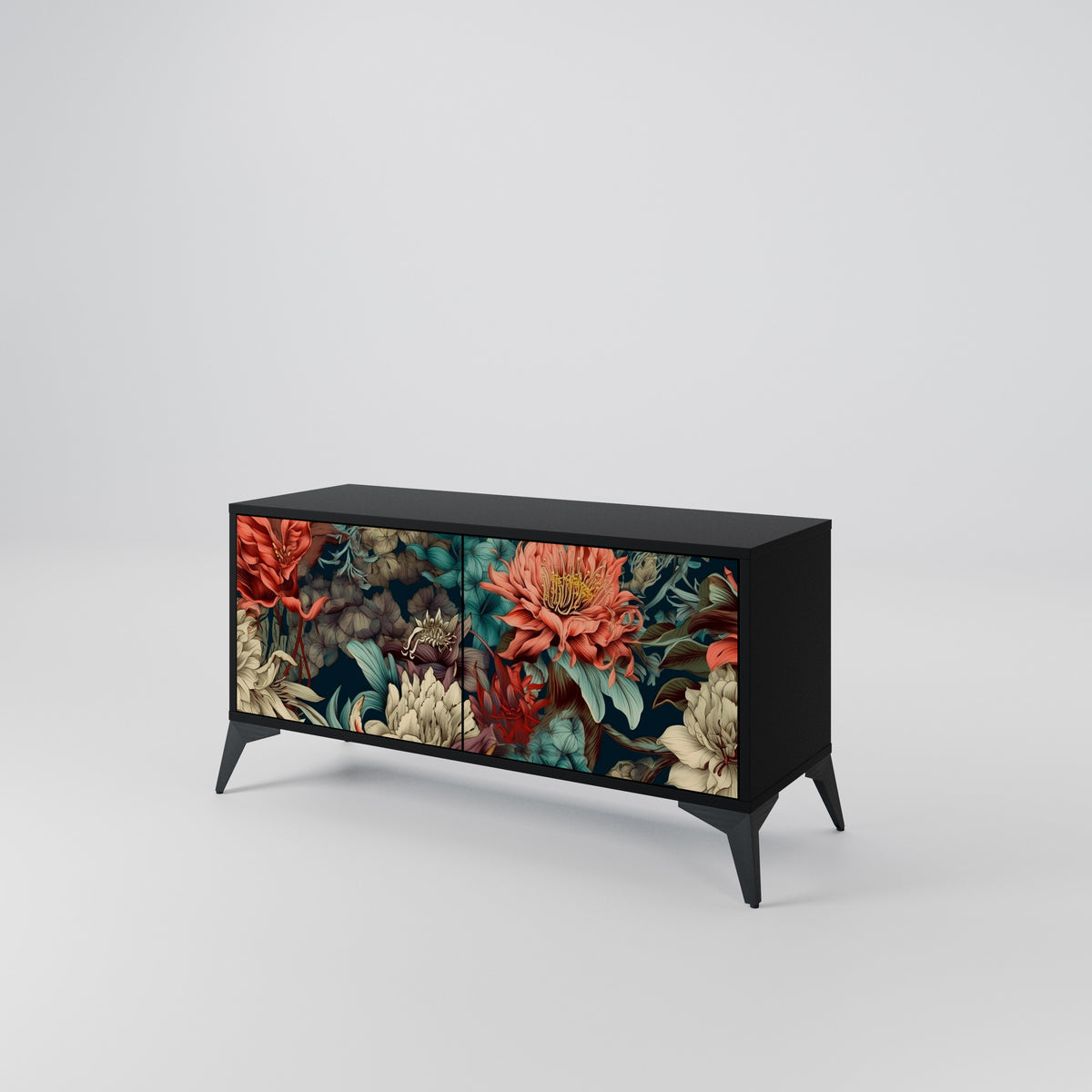 SPROUTING GRACE Mueble de TV Compacto de 2 puertas