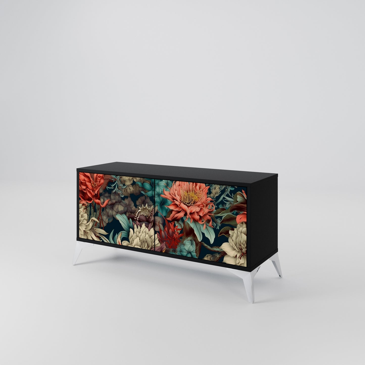 SPROUTING GRACE Mueble de TV Compacto de 2 puertas