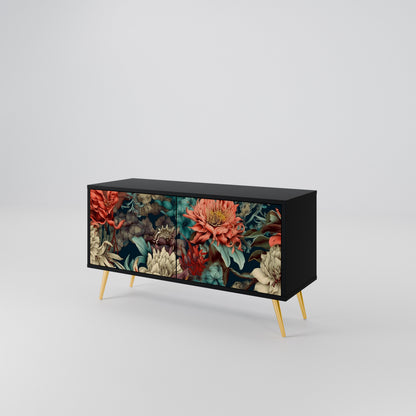 SPROUTING GRACE Mueble de TV Compacto de 2 puertas