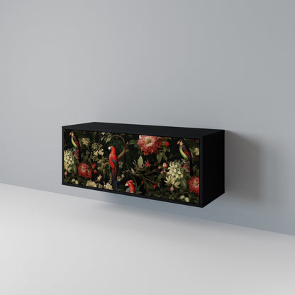 AVIAN GREENERY Mueble de TV Compacto de 2 puertas