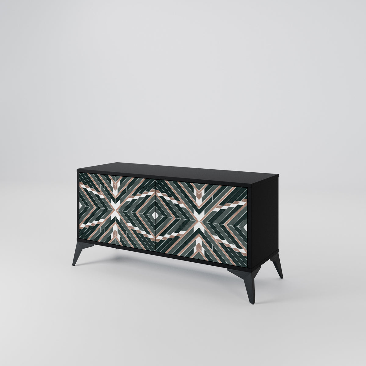 DIMENSION DELIGHTS Mueble de TV Compacto de 2 puertas