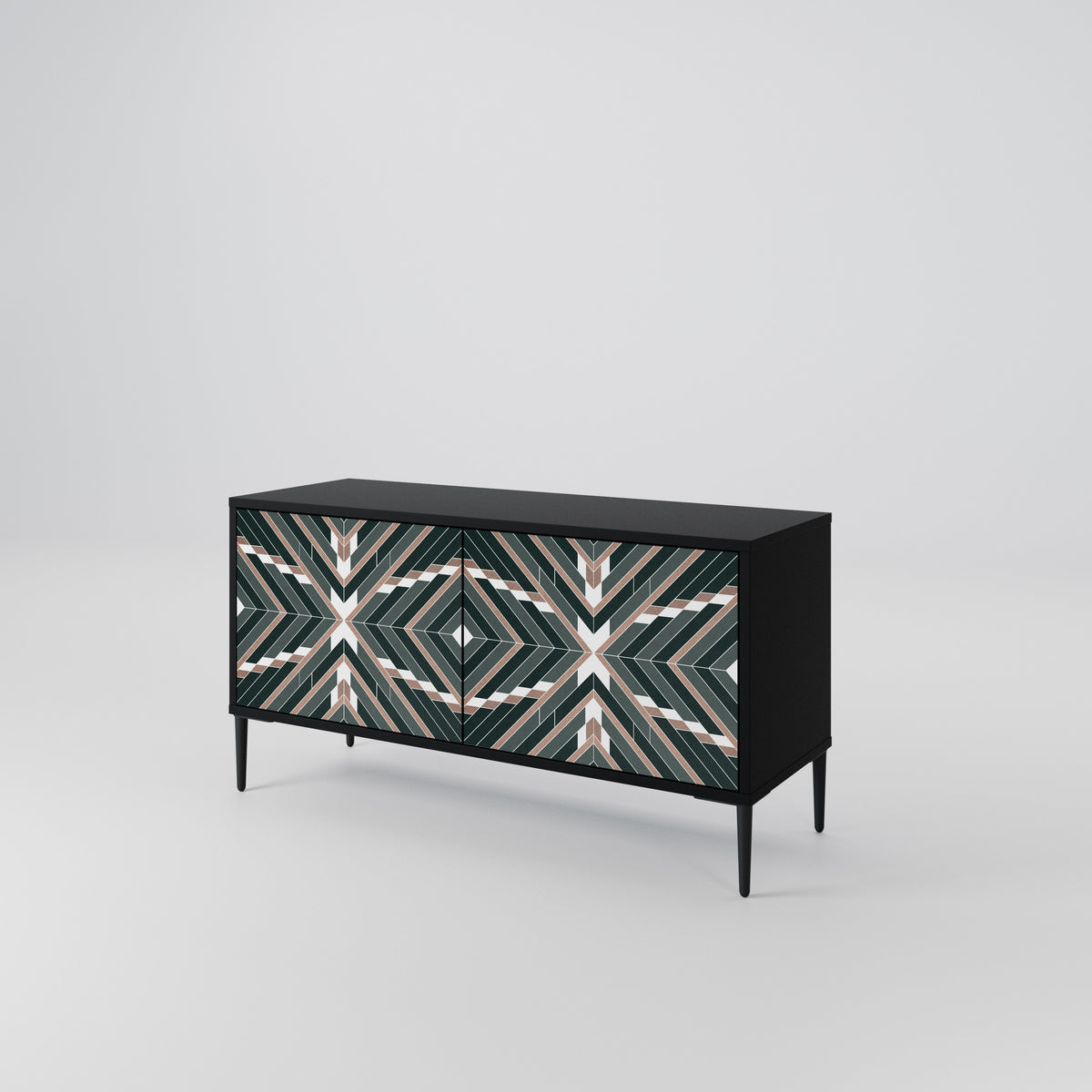 DIMENSION DELIGHTS Mueble de TV Compacto de 2 puertas