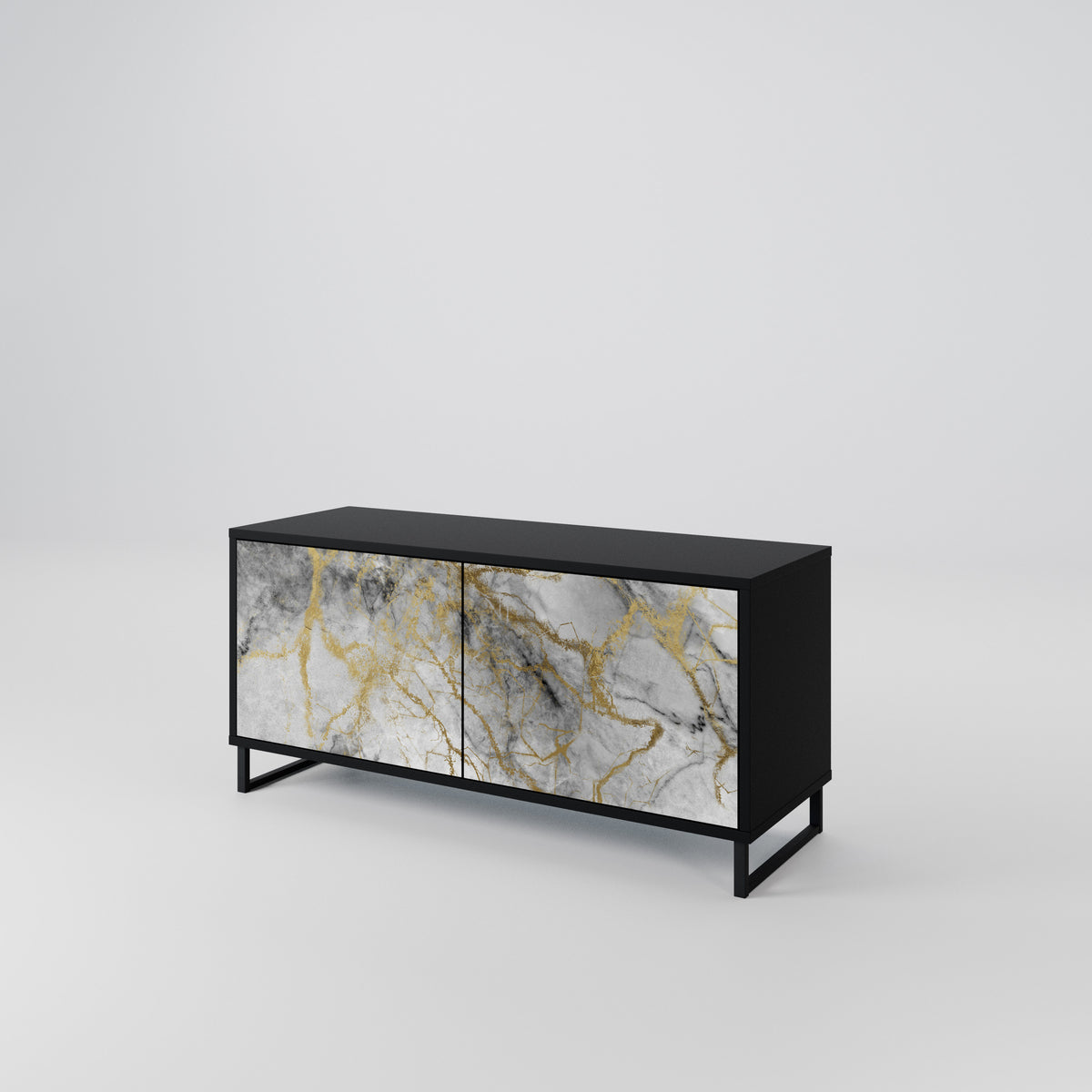 TIMELESS GLIDE Mueble de TV Compacto de 2 puertas