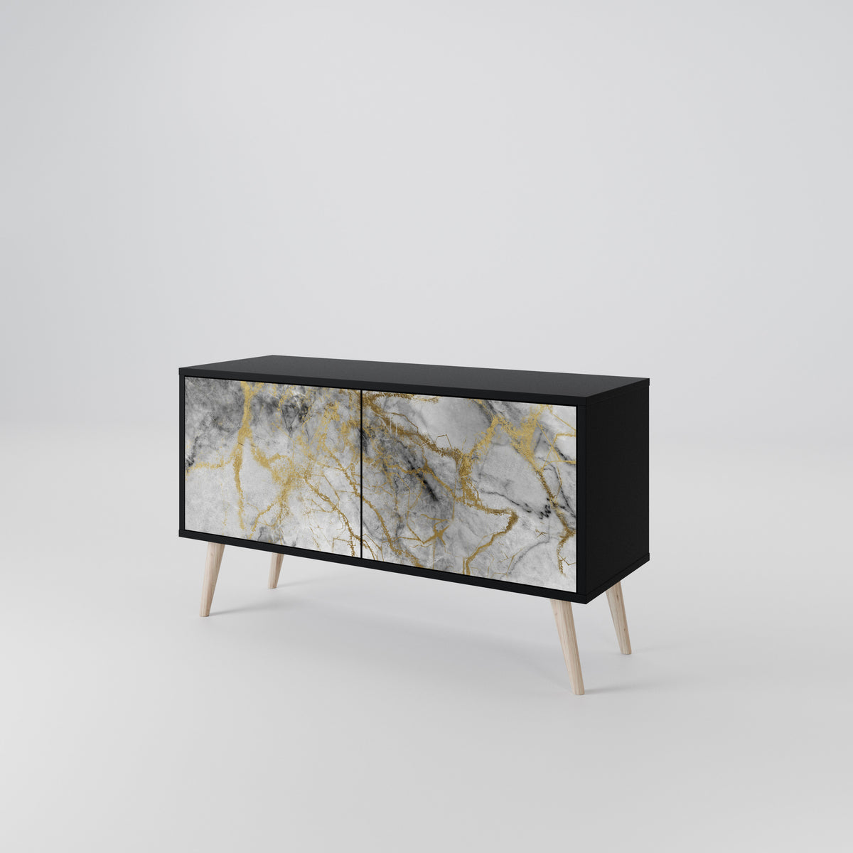 TIMELESS GLIDE Mueble de TV Compacto de 2 puertas