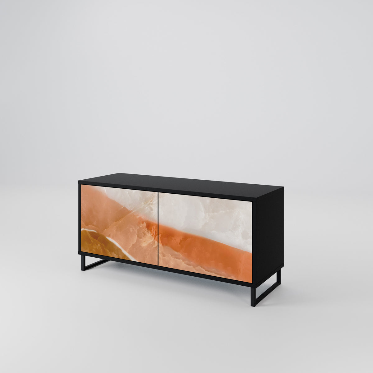 SANDHILLS SPLENDOUR Mueble de TV Compacto de 2 puertas