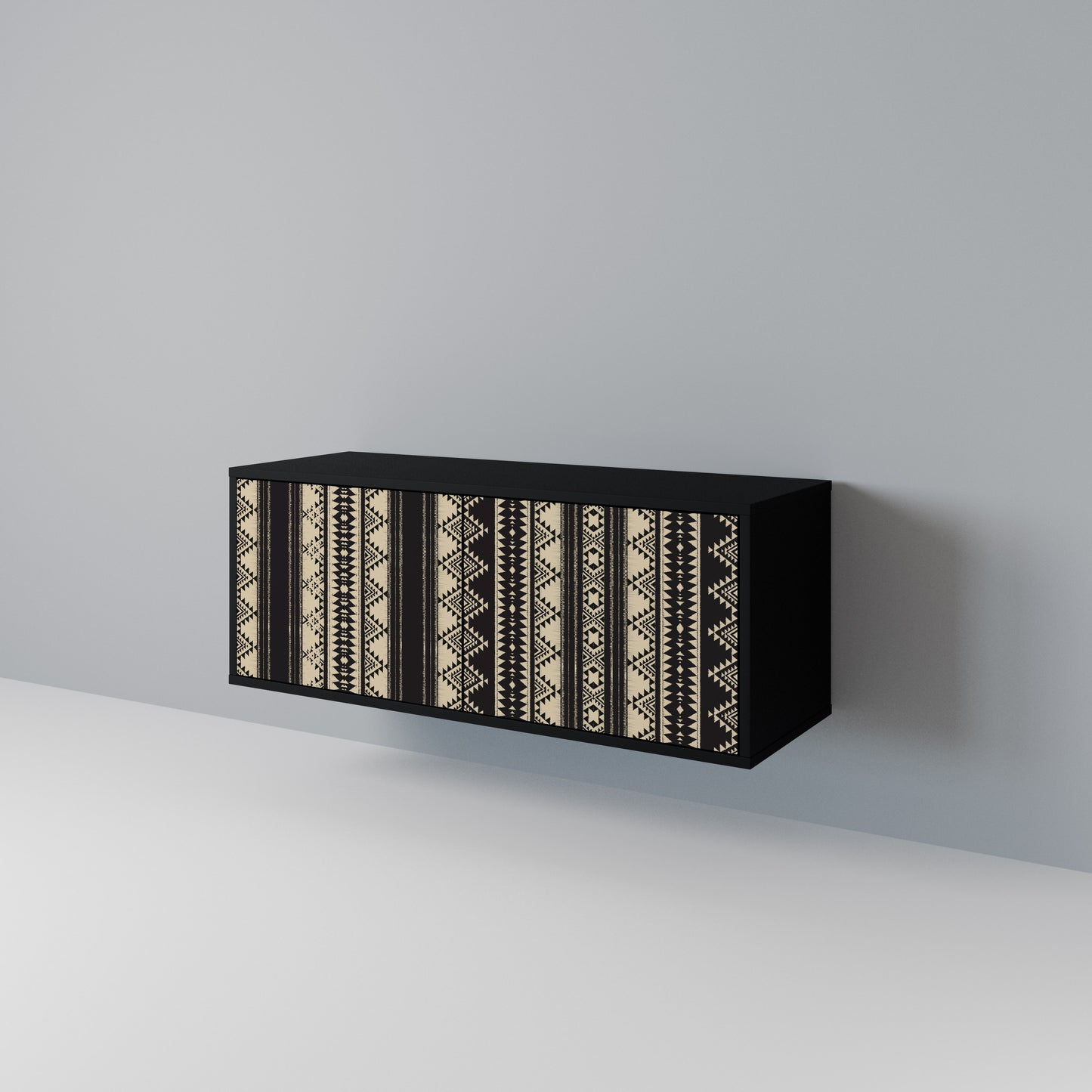 AZTEC Mueble de TV Compacto de 2 puertas