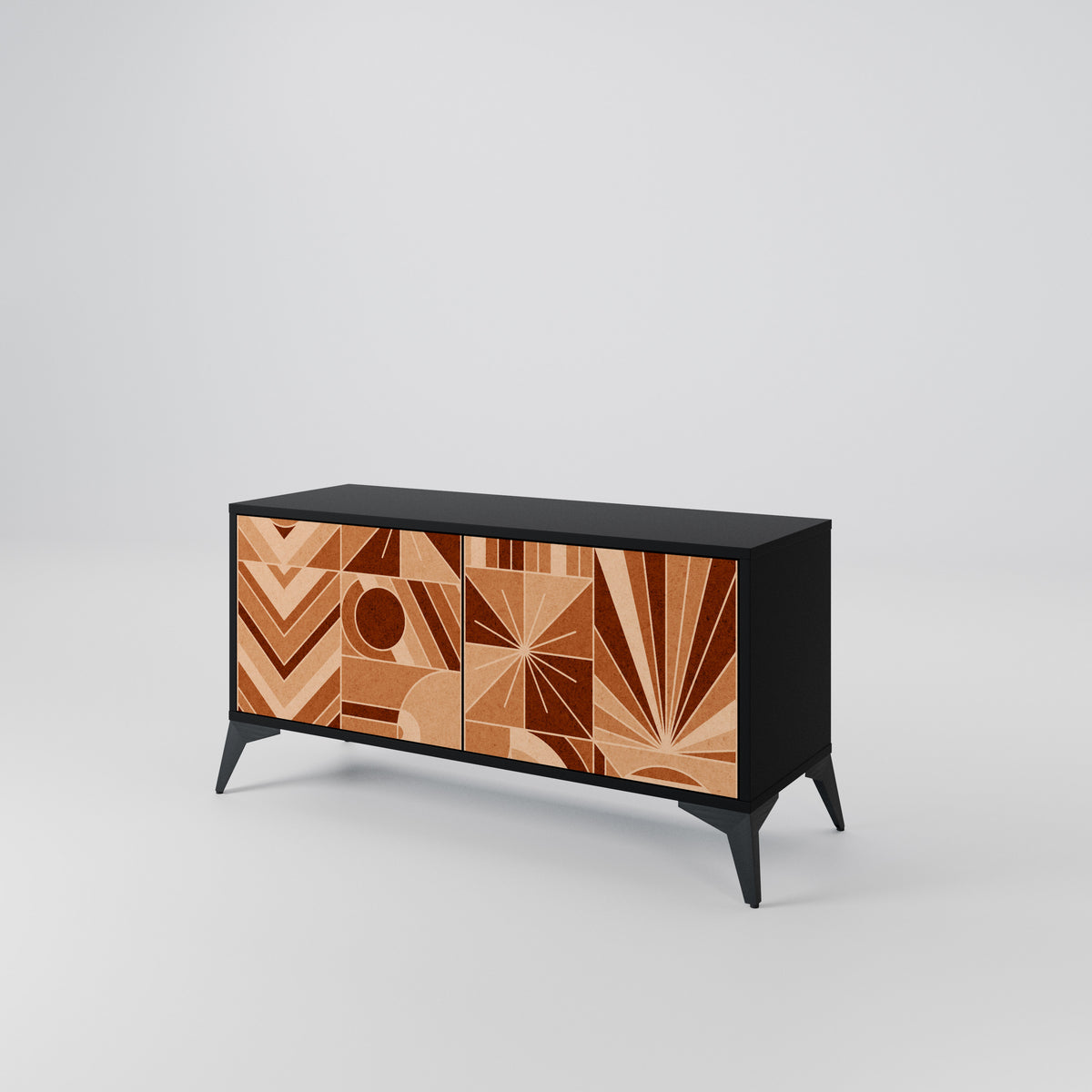 PRISM MOSAIC Mueble de TV Compacto de 2 puertas