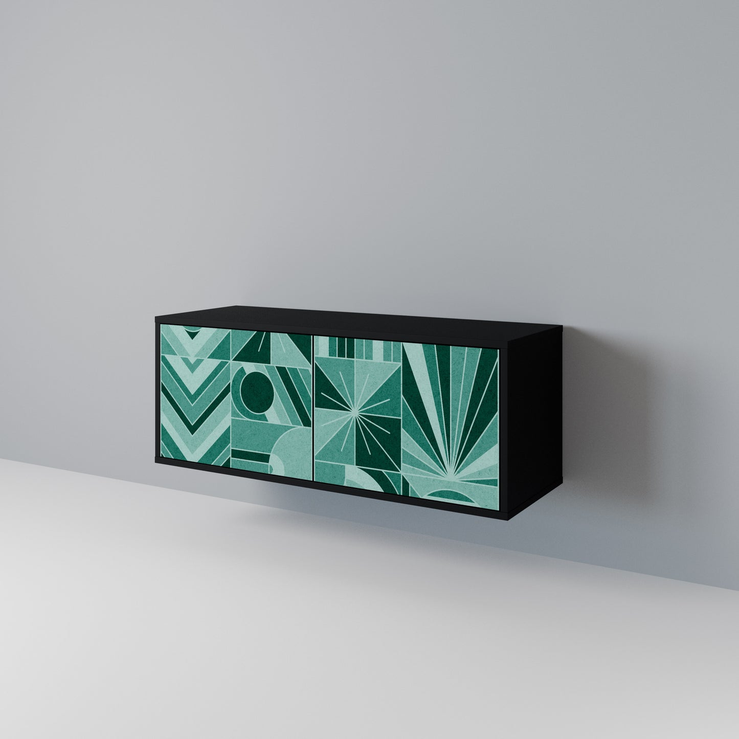 HARMONIC GRID Mueble de TV Compacto de 2 puertas