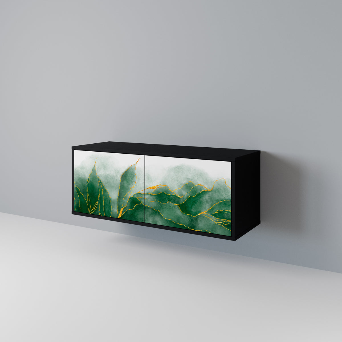 EXPENSIVE NATURE Compact 2-Door TV Cabinet