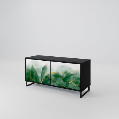 EXPENSIVE NATURE Compact 2-Door TV Cabinet
