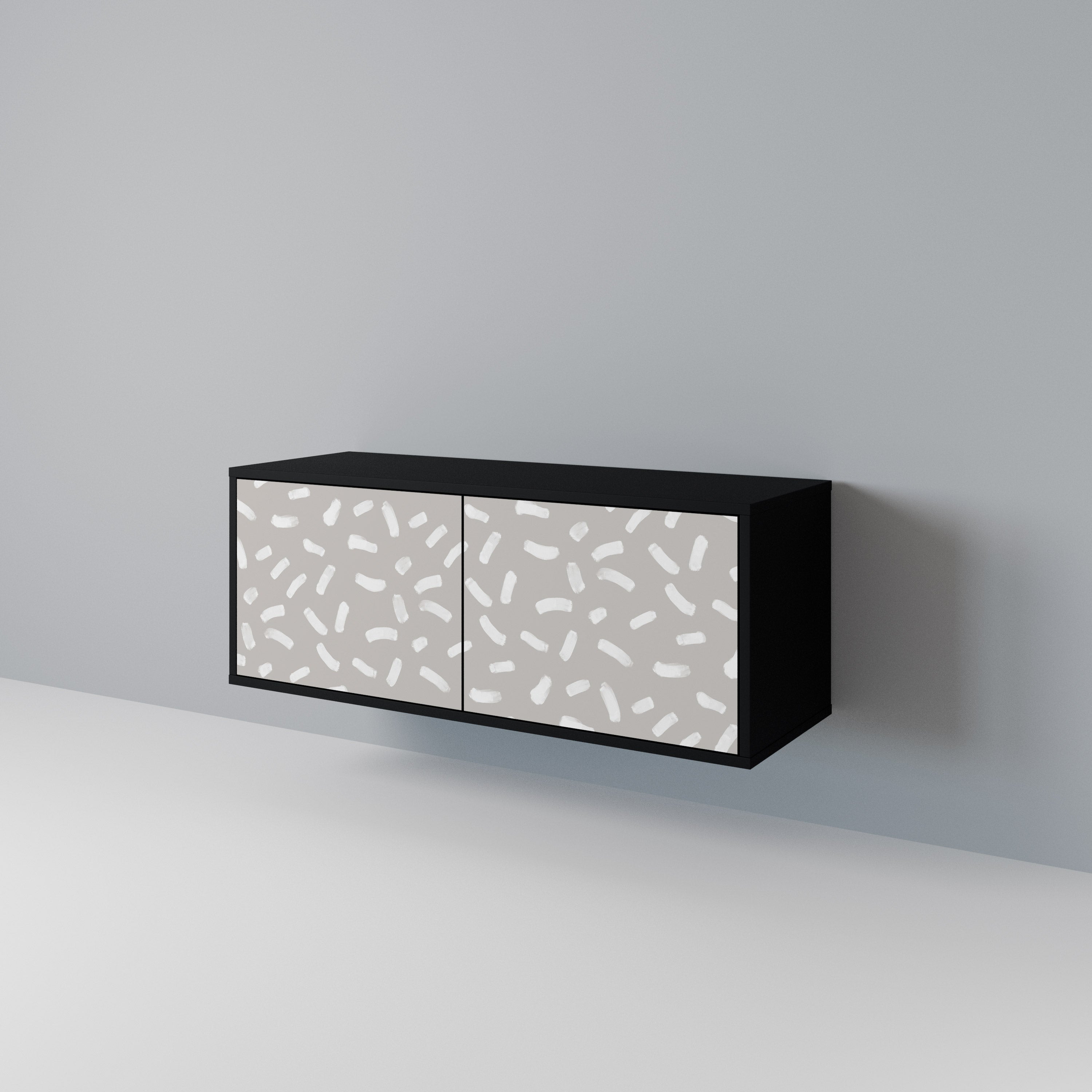 PASSING SECONDS Mueble de TV Compacto de 2 puertas