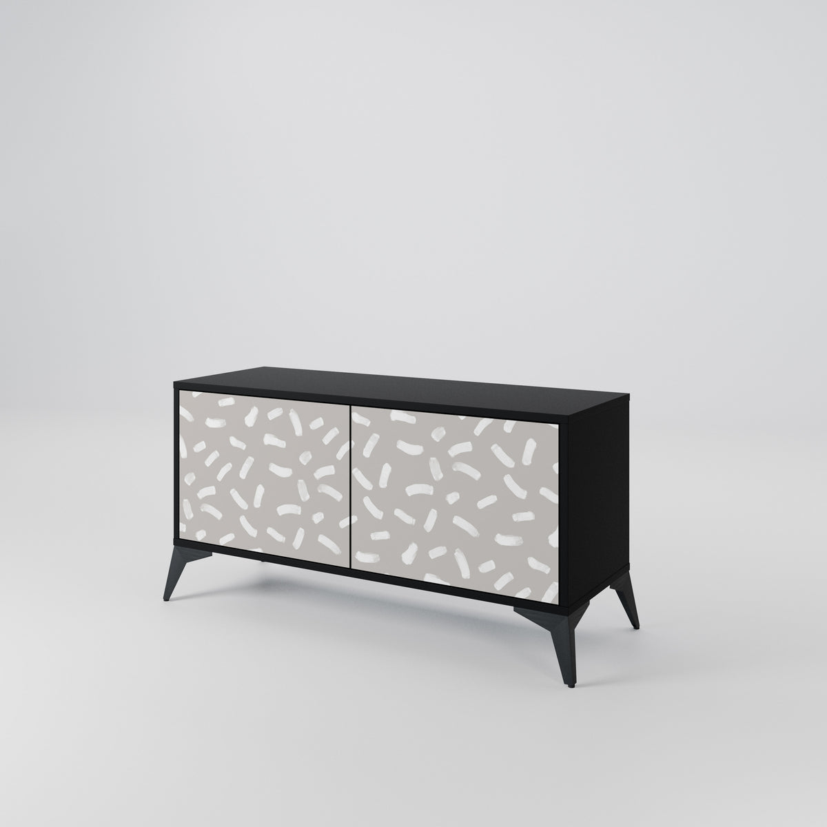 PASSING SECONDS Mueble de TV Compacto de 2 puertas