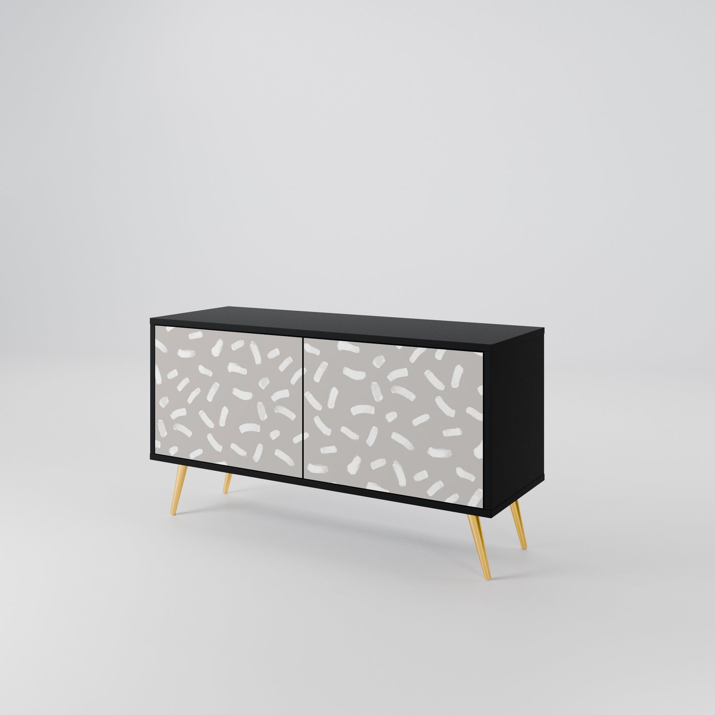 PASSING SECONDS Mueble de TV Compacto de 2 puertas