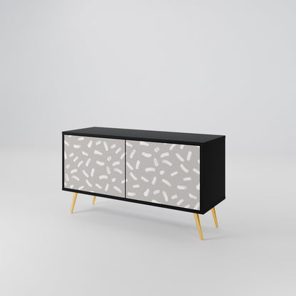 PASSING SECONDS Mueble de TV Compacto de 2 puertas