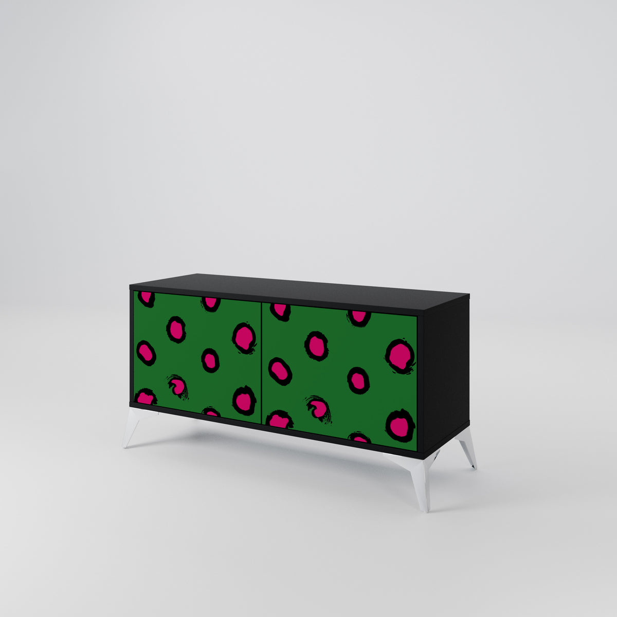 FUNKY SPOTS Mueble de TV Compacto de 2 puertas