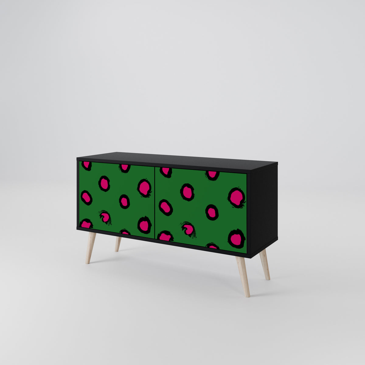 FUNKY SPOTS Mueble de TV Compacto de 2 puertas