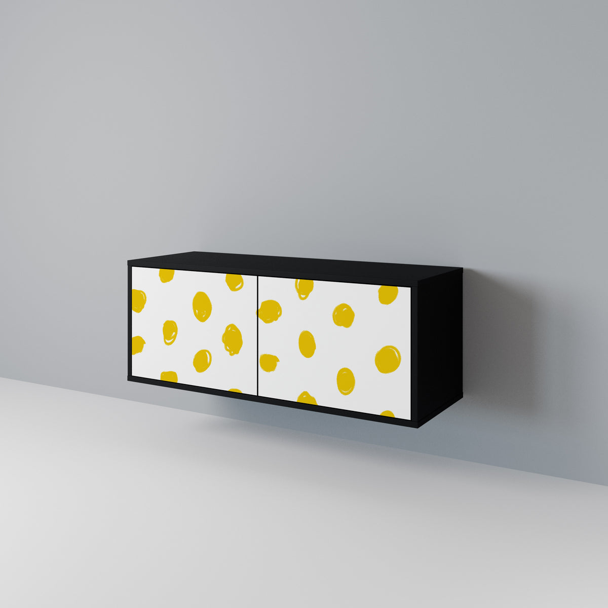 RADIANT REVERIE Mueble de TV Compacto de 2 puertas