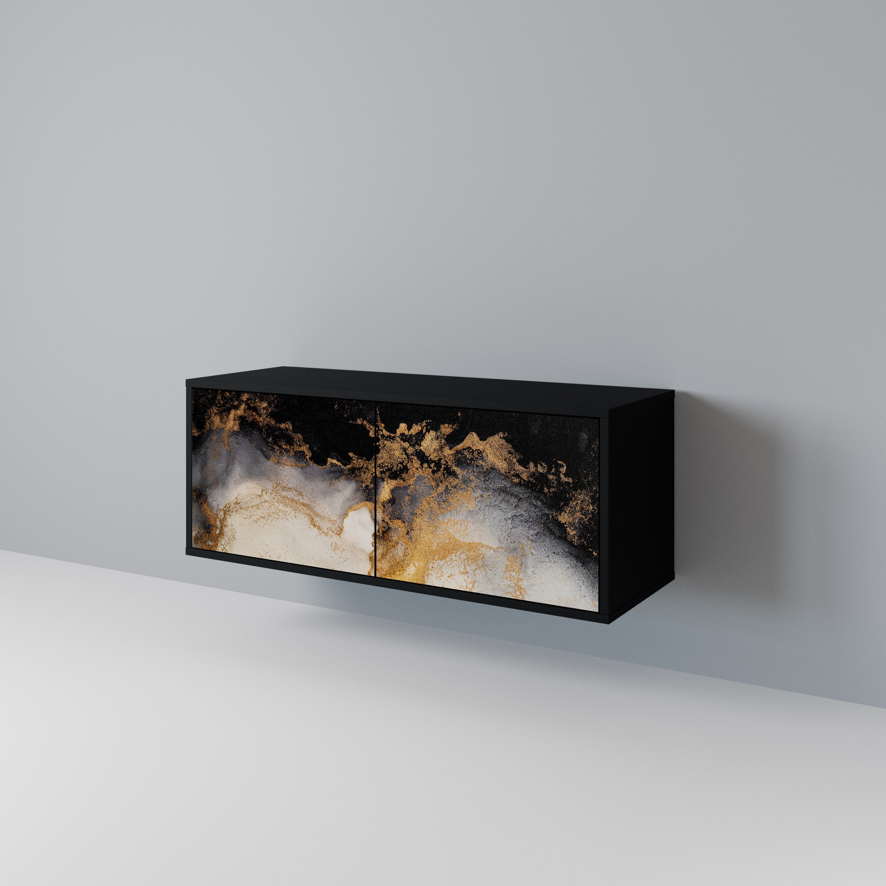 MARBLE OF TOMMORROW Mueble de TV Compacto de 2 puertas