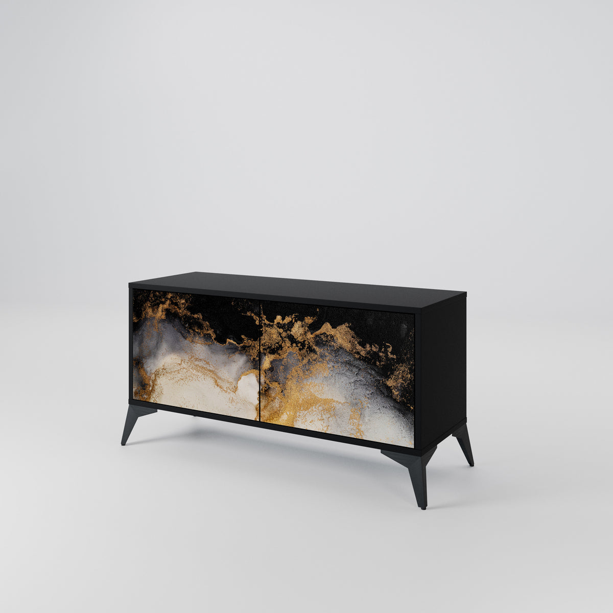 MARBLE OF TOMMORROW Mueble de TV Compacto de 2 puertas