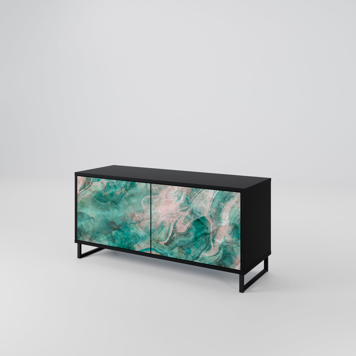 ABSTRACT ALCHEMY Mueble de TV Compacto de 2 puertas