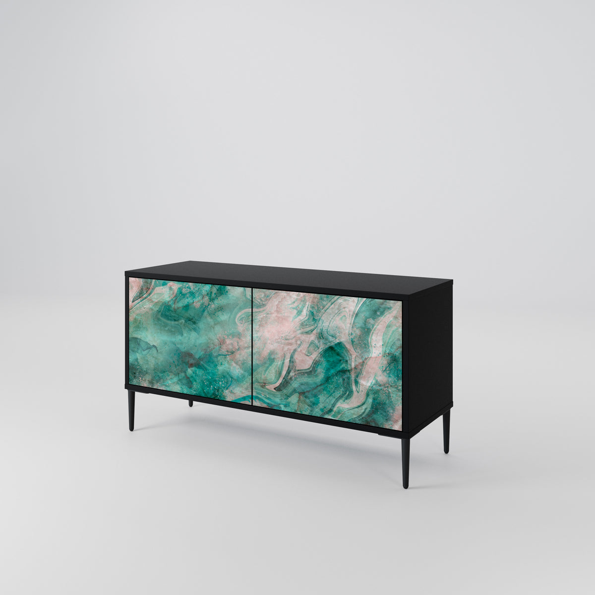 ABSTRACT ALCHEMY Mueble de TV Compacto de 2 puertas