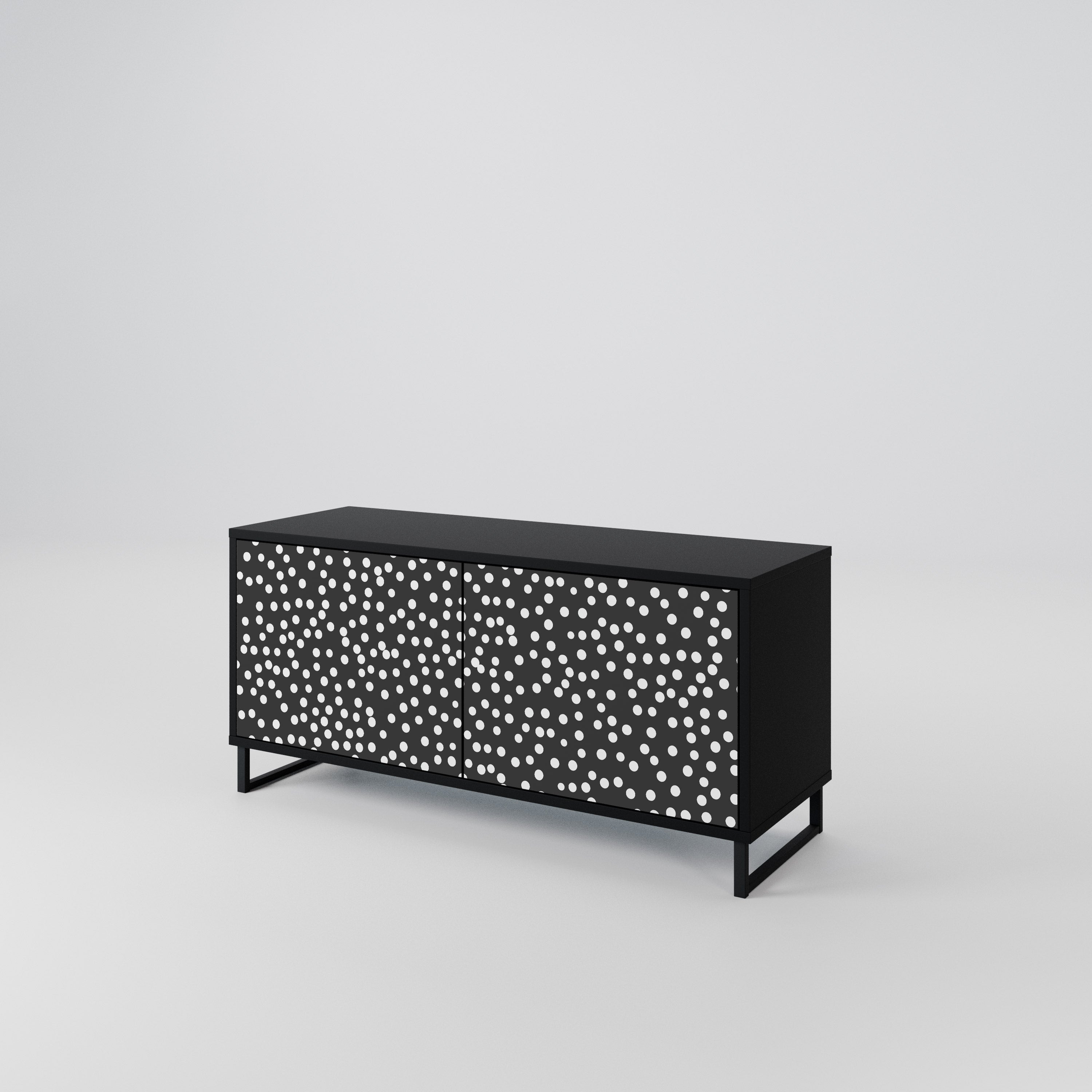 BLINDING LIGHTS Mueble de TV Compacto de 2 puertas