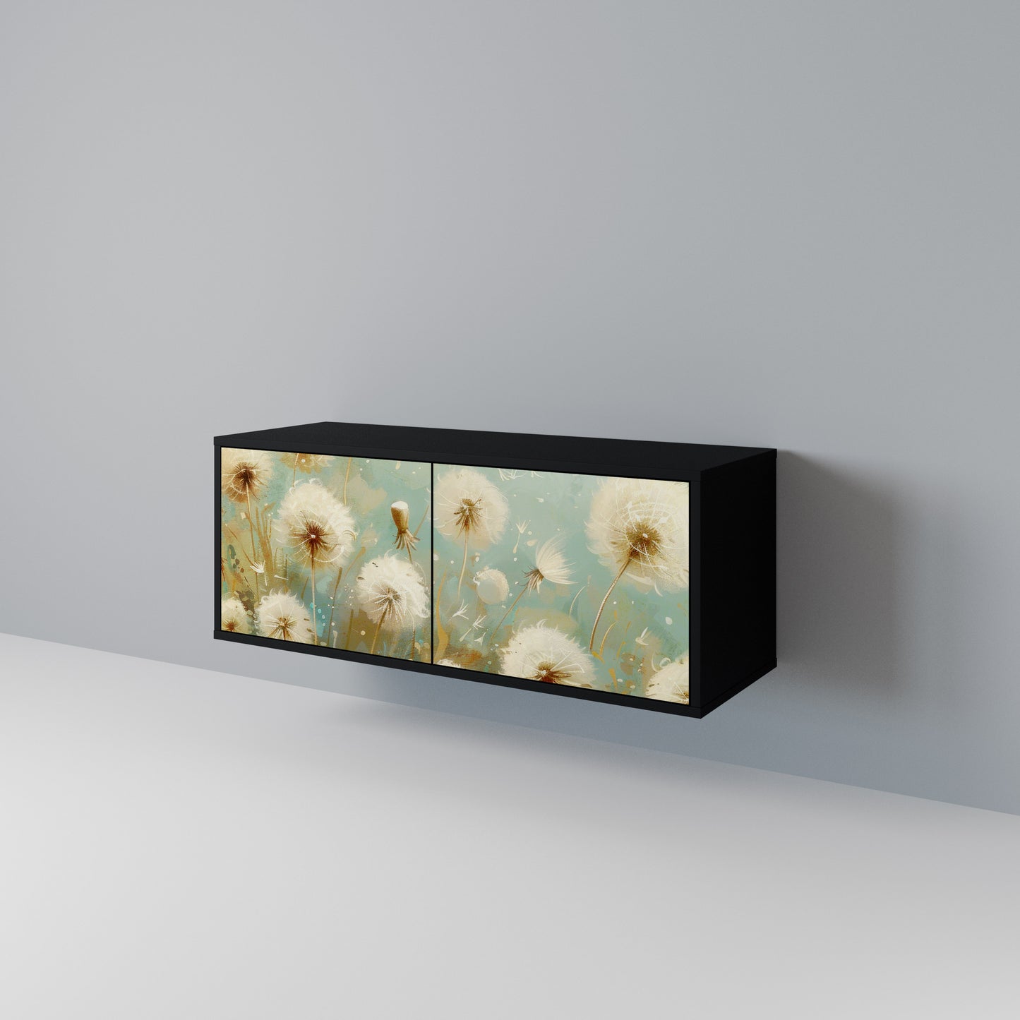 DREAMY MEADOW Mueble de TV Compacto de 2 puertas