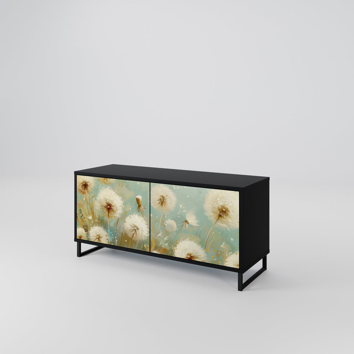 DREAMY MEADOW Mueble de TV Compacto de 2 puertas