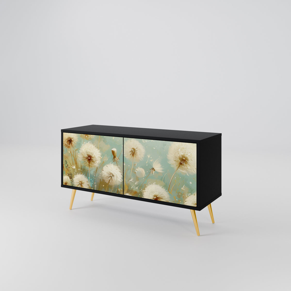 DREAMY MEADOW Mueble de TV Compacto de 2 puertas