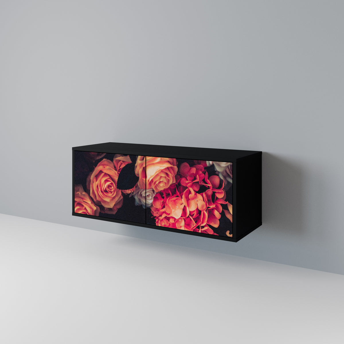 NEVERENDING BLOOM Mueble de TV Compacto de 2 puertas