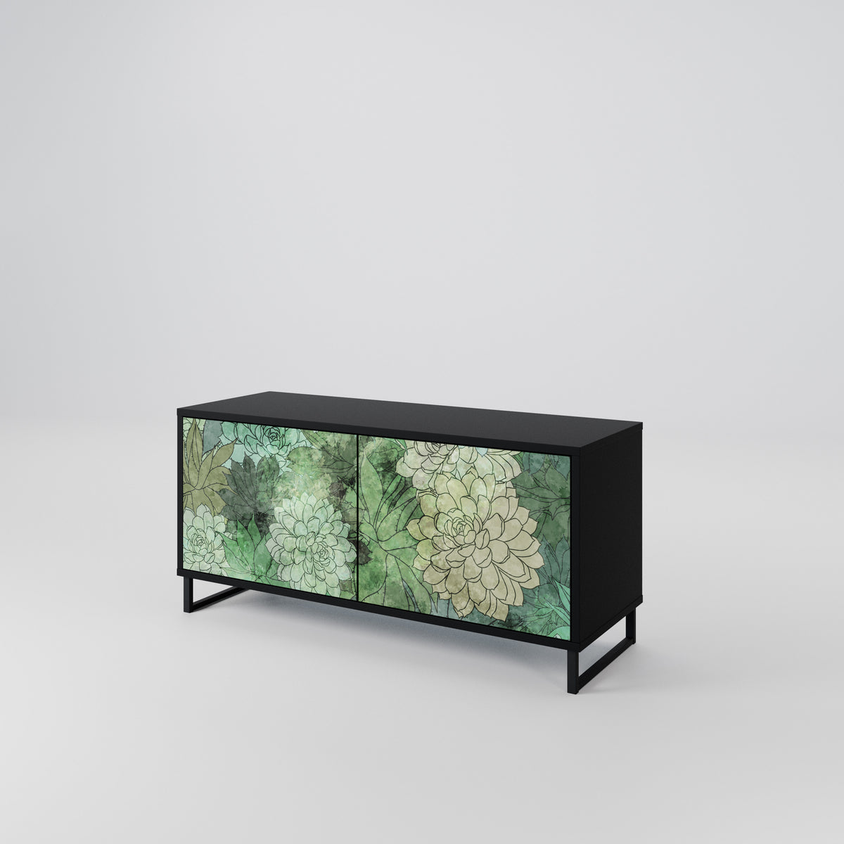 SUCCULENT CLUSTER Mueble de TV Compacto de 2 puertas