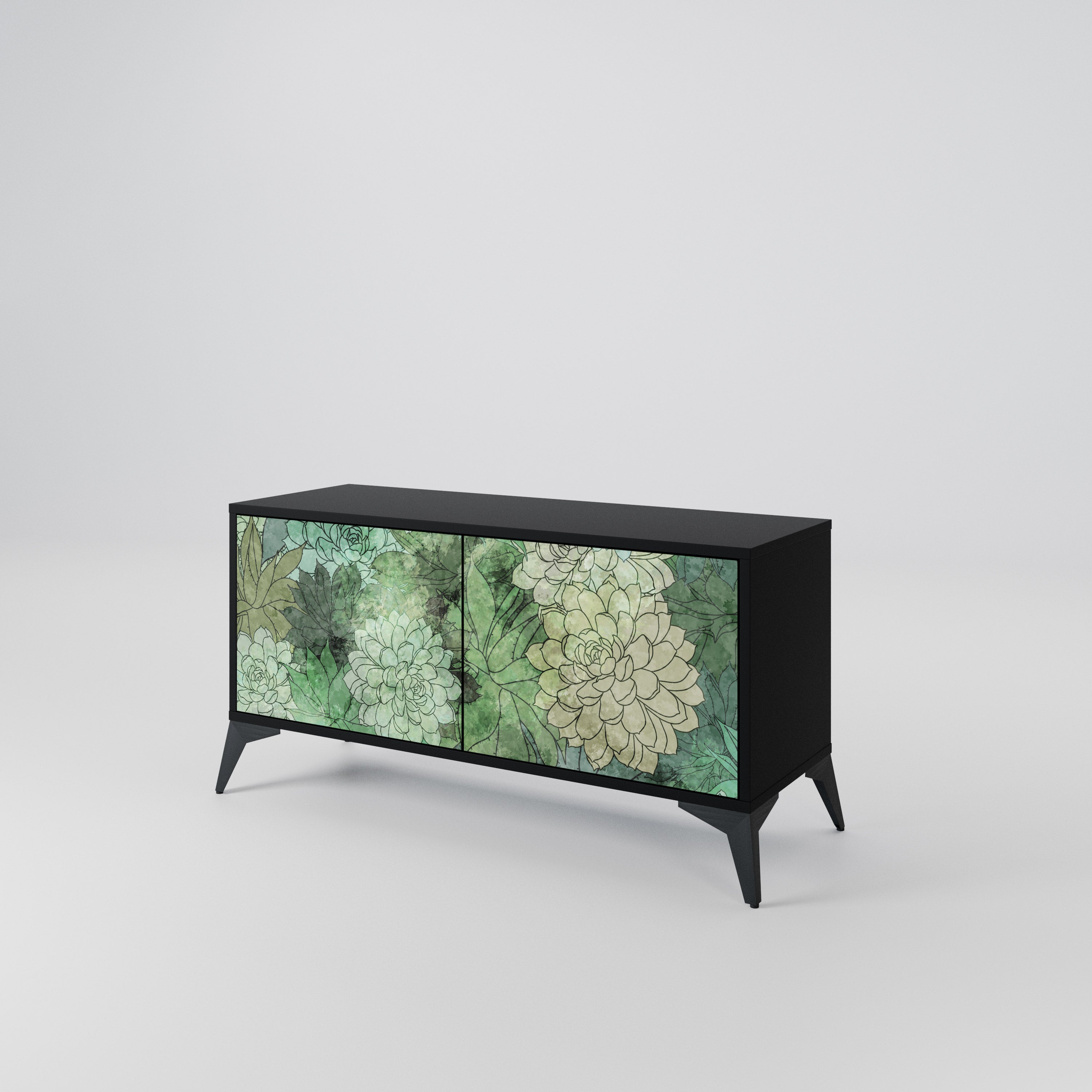 SUCCULENT CLUSTER Mueble de TV Compacto de 2 puertas